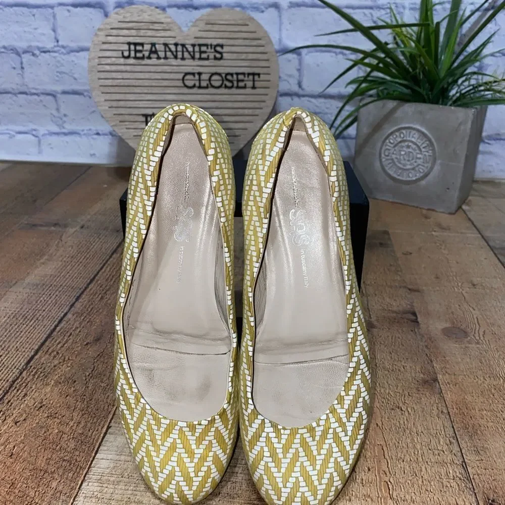SAS Lacey - Ballet Flat Color: Chevron Yellow